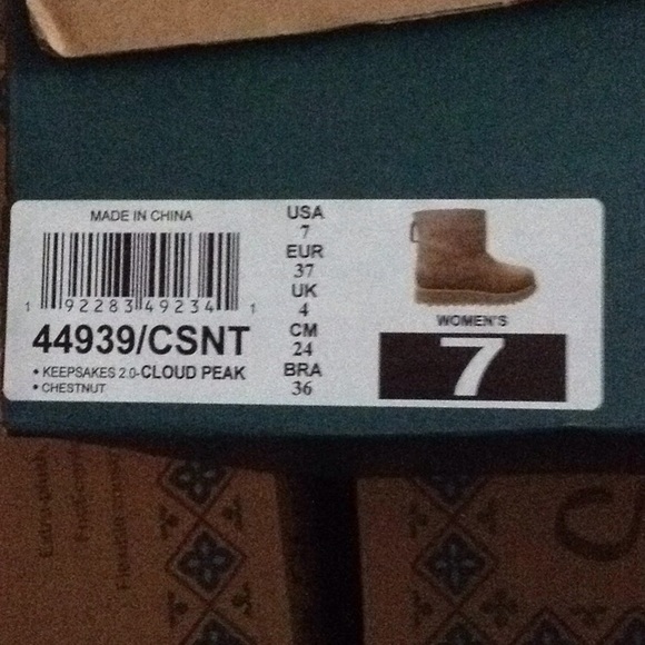 New Skechers Keepsakes Chestnut Boots Size 7 - Picture 4 of 5